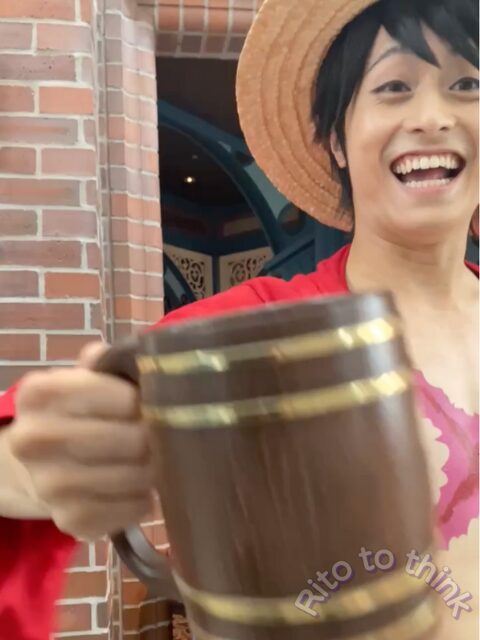 USJサンレス2025　ルフィと乾杯