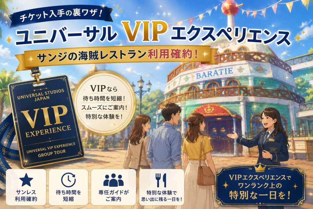 ユニバーサル VIP エクスペリエンス・グループ・ツアー
