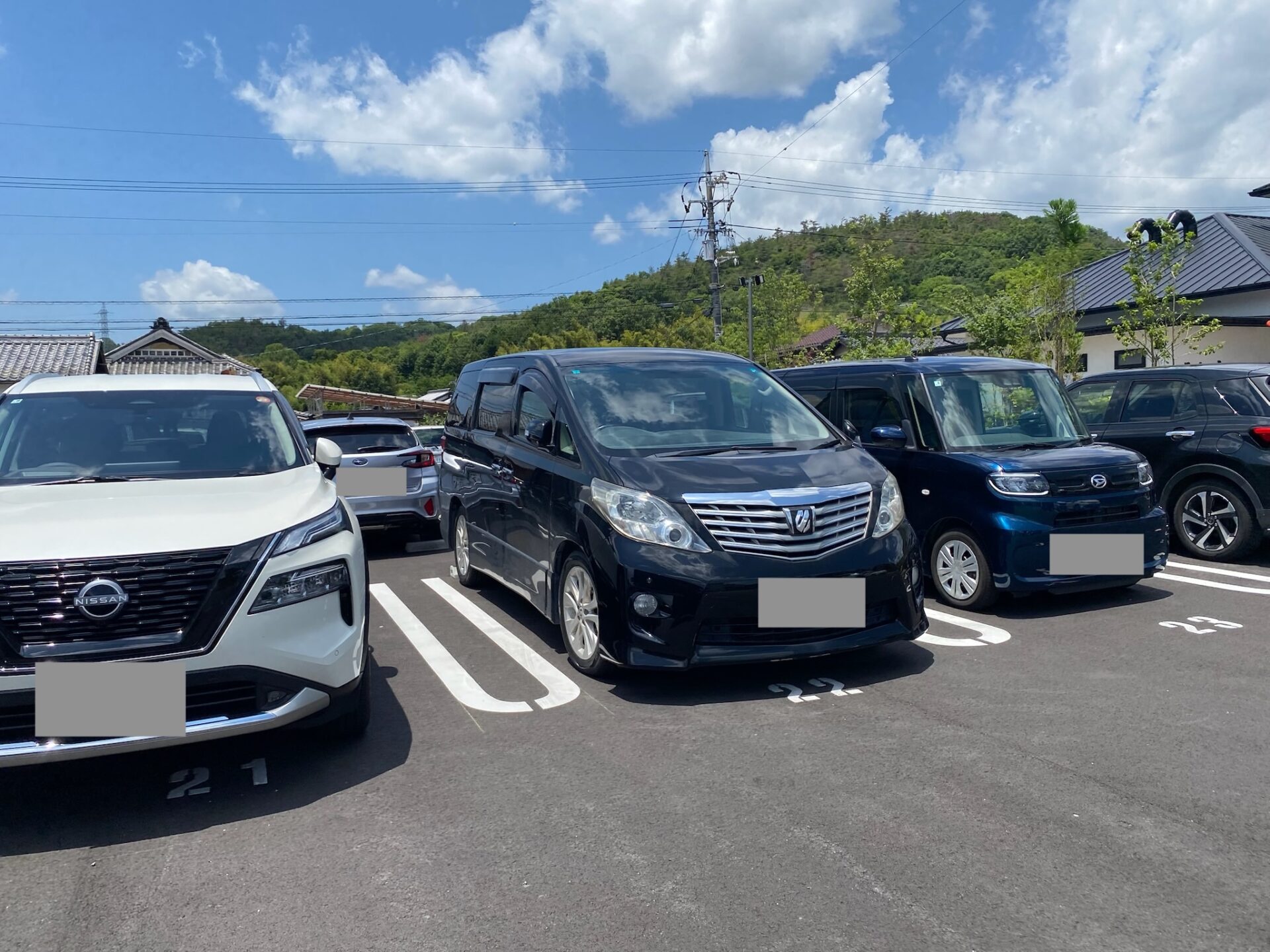 うな市 満車になった駐車場